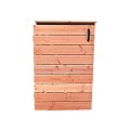 Douglas containerkast enkel op zwart frame (HxBxD) 118x77x85 cm. onbehandeld ~