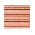 Douglas geschaafd plankenscherm 19-planks 16 mm 194x180x4,8 cm. onbehandeld ~