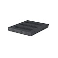 Schellevis Oudhollands grasbetontegel antraciet open met facet 60x60x10 cm. ~