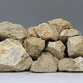 Gevulde steenkorf L200xb100xh100 cm. Yellow Star/calciet ~