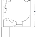 SunMaster Zip Design verandascreen motor (HxB) 200x200 cm. ~
