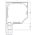 SunMaster Zip Square 130 motor (HxB) 100x100 cm. ~