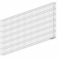 Baugone EE 84x253x23 cm. - Met Soccle ~