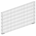 Baugone GE 64x253x23 cm. - met vloerplaat ~