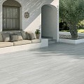 Zwembadrand recht Travis Gris 120x31,5x1,4 cm. Antislip ~
