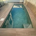 Zwembadrand recht Ordesa Natural 120x31,5x1,4 cm. Antislip ~