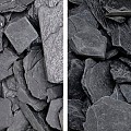 Canadian Slate Black 30-60 mm. - 0,16 m³ BigBag à 250 kg.~