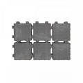 Ongetrommelde klinker velling 20x20x6 Zwart waterpasserend ~