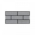 Klinker ongetrommeld waalformaat 20x6.5x8 cm Grijs waterpasserend ~