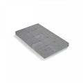 Kassei in-Line getrommeld 15x15x6 Muisgrijs ~