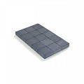 Kassei in-Line getrommeld 15x15x6 Arduinblauw ~