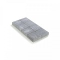 Kassei in-Line getrommeld 20x20x6 Muisgrijs ~