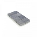Kassei in-Line getrommeld 20x20x6 Grijs-Zwart ~