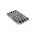 Getrommelde klinker waalformaat in-Line 20x5x6 Grijs-Zwart ~