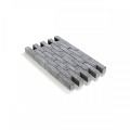 Getrommelde klinker waalformaat in-Line 20x5x6 Muisgrijs ~