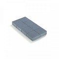 Ongetrommelde klinker velling 20x20x6 Arduinblauw ~
