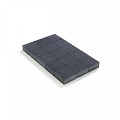 Ongetrommelde klinker zonder velling 15x15x6 Zwart ~
