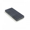 Ongetrommelde klinker zonder velling 20x30x6 Zwart ~