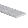 Keramisch rooster 50x13.3 cm dikte 20 mm met verticale gleuven ~