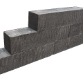 Blockstone Small 60x12x12 cm. Black ~