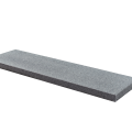 Donker grijs graniet G654 vijverrand gevlamd 100x25x4 cm. ~