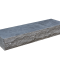 Traptrede Spotted Bluestone gezoet+facet 100x35x15 cm. zonder antislipstrook met breukruwe voorzijde