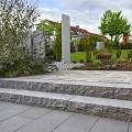 Traptrede Spotted Bluestone gezoet+facet 100x35x15 cm. zonder antislipstrook met breukruwe voorzijde