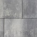 Betontegel donkergrijs gemeleerd 60x30x6 cm. ~