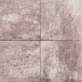 Betontegel bruin-grijs 60x60x4 cm. ~