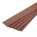 Ecoborder Plank 2 m x 14 cm x 1 cm bruin ~