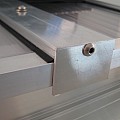 Pext Polycarbonaat Dakpakket - 7060x4000 muuraanbouw - blank aluminium - polycarbonaat helder ~