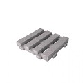 Schellevis Oudhollandse Wecko grijs100x100x12 cm. ~