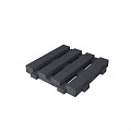 Schellevis Oudhollandse Wecko antraciet 100x100x12 cm. ~