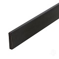 Aluminium ligger met 2x kap 13x70x1800mm [antra.gepoedercoat] bc ~