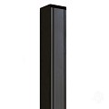 Aluminium paal met kap 68x68x1860mm met houten kern 1840mm [antra.gepoedercoat] bc ~