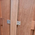 Aluminium beslagset hoek (tbv tuinschermen) 6 stuks in blisterverpakking bc ~