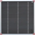 Wpc-Antraciet Fsc Tuinscherm Forte Recht 40X1800X1800 mm met aluminium kader (alu kleur)~