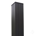Aluminium paal "Modular" 68x68x1800mm (tbv scherm 1800 hoog) [antraciet gepoedercoat] in folie bc ~