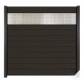 WPC Antraciet Composiet schuttingdelen 2x14x180cm (per 2 st. verpakt/geprijsd!) ~