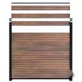 WPC-bruin FSC lamel "Modular-Rhombus Ipé 20x141x1800mm 6st/set in krimpfolie bc ~
