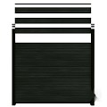 WPC-zwart FSC lamel "Modular-Rhombus Nero20x141x1800mm 6st/set in krimpfolie bc ~