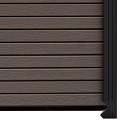 Elephant onder- en boven regel Modular-Rhombus alu 20x41x1800mm 2 stuks antraciet gepoedercoat 2x4.1x cm ~