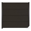 WPC-antraciet FSC lamel "Mix&Match" 20x423x1800mm 2st/set in krimpfolie bc ~