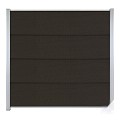 WPC-antraciet FSC lamel "Mix&Match" 20x423x1800mm 2st/set in krimpfolie bc ~