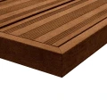 WPC-bruin FSC decking clip 21x145x2250mm semi-ribbel/glad 4 stuks bc ~
