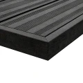 WPC-antraciet FSC decking clip 21x145x2250mm semi-ribbel/glad 4st/s ~