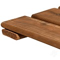 Grenen FSC tuintegel 8/3L 11mm 22x500x500mm glad [bruin geimpregneerd] bc ~