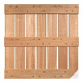 Bangkirai tuintegel 7/3L 12mm 24x500x500mm ribbel bc ~