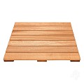 Bangkirai tuintegel 7/3L 12mm 24x500x500mm ribbel bc ~