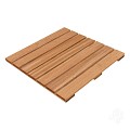 Bangkirai tuintegel 7/3L 12mm 24x500x500mm ribbel bc ~